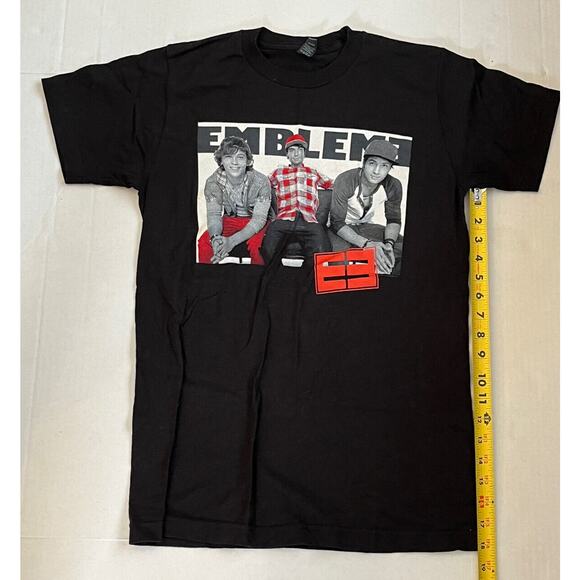 Emblem 3 Band Men’s Black Concert T Shirt Size Small S - EUC - Picture 5 of 5